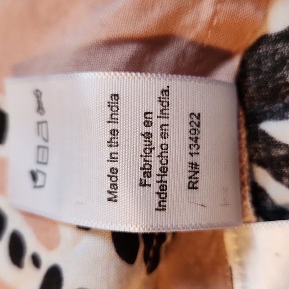 Baja Kaftan in Zebra muted Clay, India Collection by Emerson Fry XS/S - Picture 16 of 17